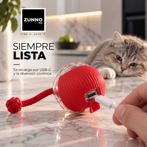 ZUNNO™ / BOLA INTERACTIVA 360 PARA GATOS