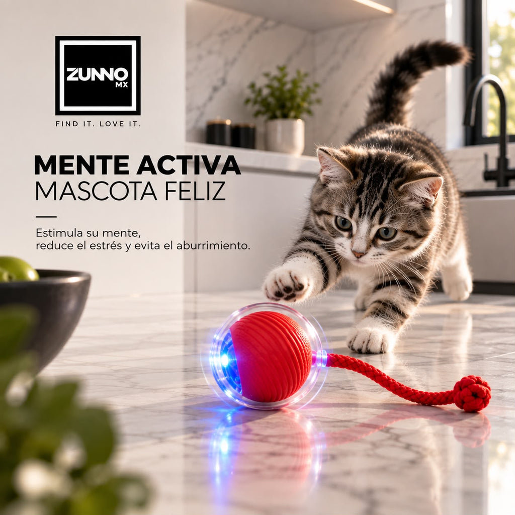 ZUNNO™ / BOLA INTERACTIVA 360 PARA GATOS